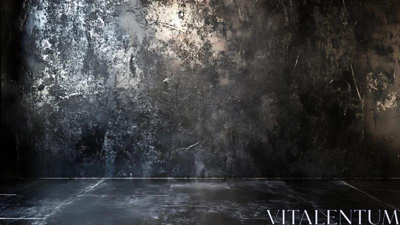 Moody textured concrete wall inviting quiet reflection.