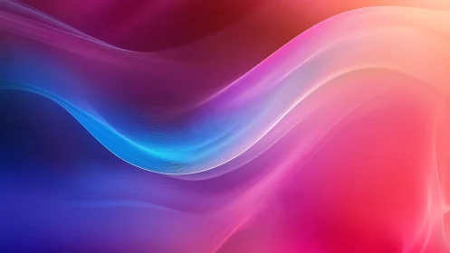 Gradient light waves in flowing abstract digital background.