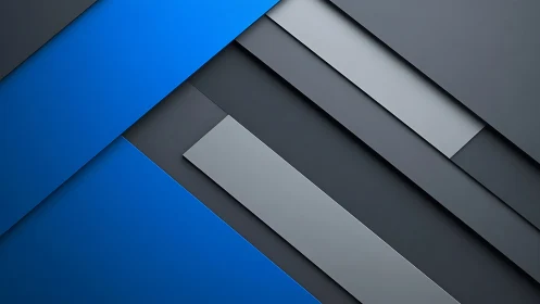 Cool blue diagonal layers creating calm modern energy.