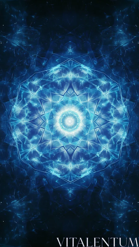Starforge mandala blossoms from a crystalline cosmic core