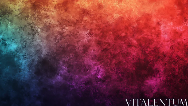 Storm-tossed nebula of molten rainbow fog in motion.