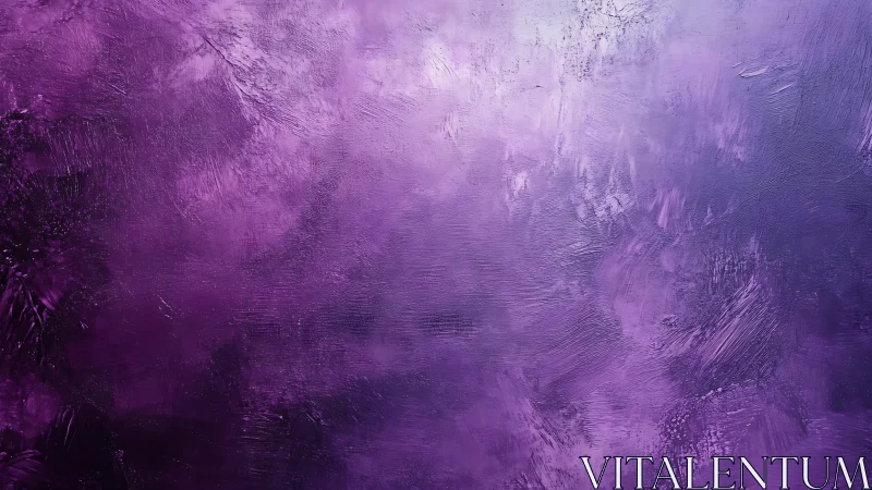 Velvet violet daydreams across a softly brushed sky.