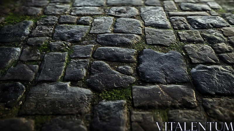 Rain-damp cobblestones whisper quiet stories underfoot