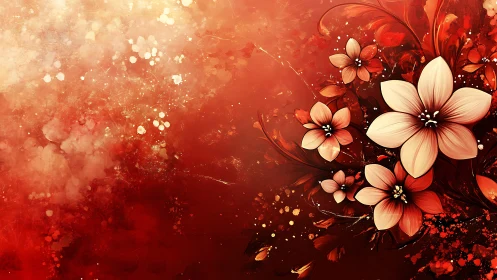 Coral Blooms Dancing in Warm Light.