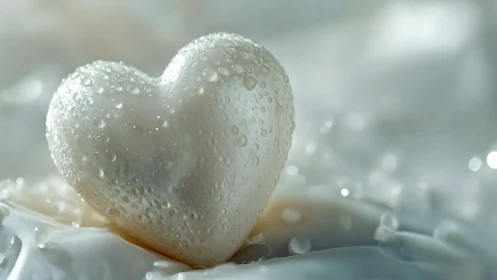 Pearl-Skinned Heart: Crystalline Tenderness Glistening with Intention.