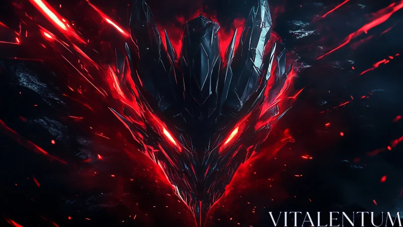 Shards of the ember dragon rising from cosmic shadow.