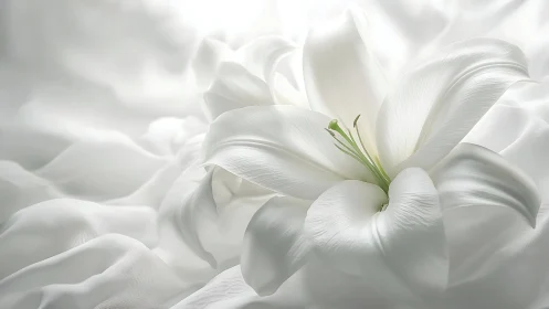 Luminescent Petals Unfurl in Monochromatic Reverie.