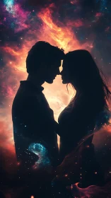 Two Souls Connect in Cosmic Fire and Light