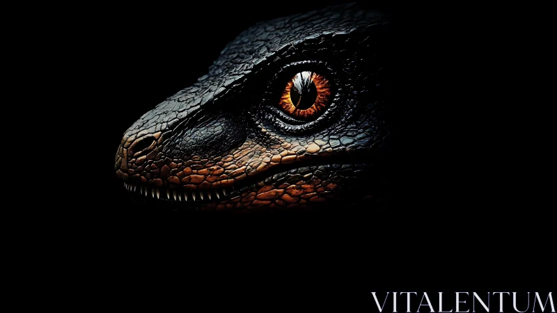 Piercing raptor gaze emerging from deep shadowed darkness.