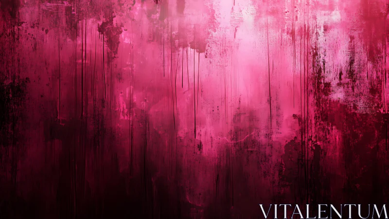 Vivid magenta grunge wall radiates bold, moody intensity