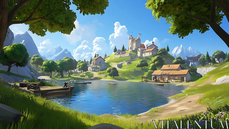 Alpine Village by the Lake: A Storybook Escape.