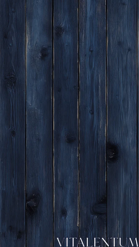 Dark blue wooden plank wall background texture pattern.