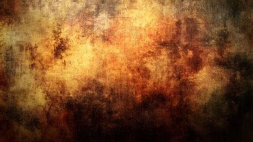 Grungy Abstract Texture in Warm Brown and Gold Tones.