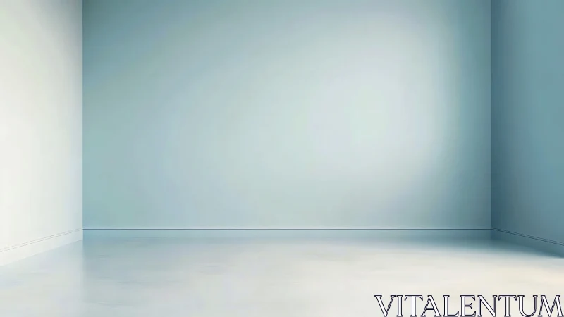 Soft blue corner room inviting quiet daydreams.