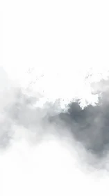 Minimalist grayscale cloud wash with negative space emphasis.