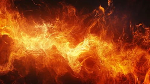 Turbulent Flame Dynamics: Intense Firelight Composition