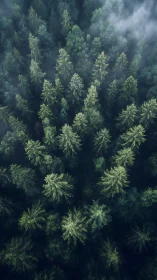 Emerald Giants Shrouded in Mist and Majesty.