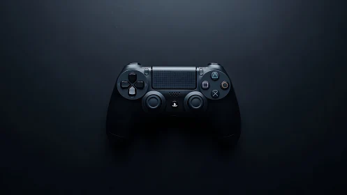 PlayStation 4 DualShock 4 Controller on Dark Background