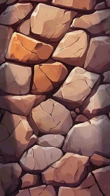 Sunlit cobblestone chorus in warm painterly harmony.