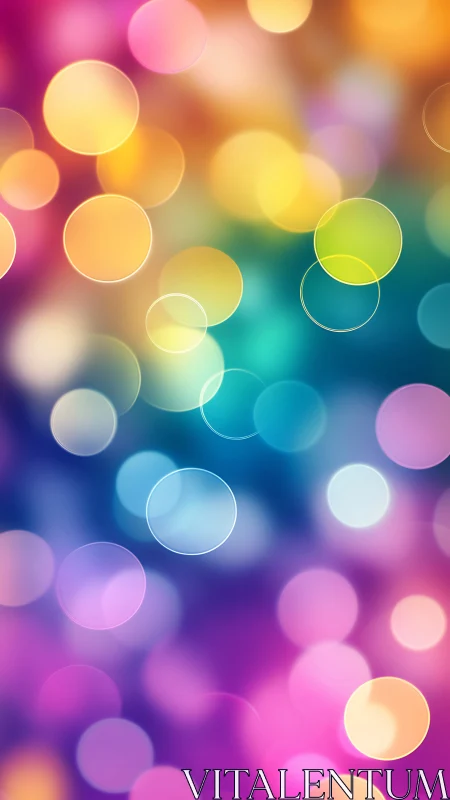 Neon bubble chorus drifting through a soft rainbow dusk.