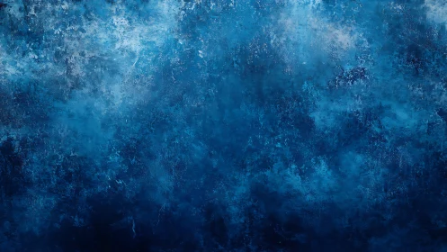 Midnight ocean abstract with layered textured blue fields.