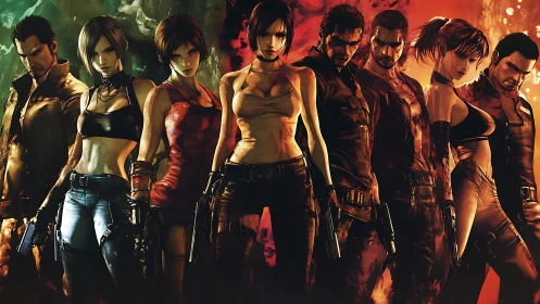 Gunmetal survivors share a burning corridor of fractured light