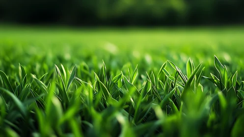 Low-angle shallow-depth study of sunlit grass blades microfield.