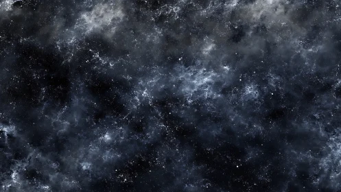 Star field with dense blue nebula clouds fills the frame fully