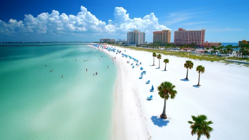 Emerald Waters Meet White Sand: Seaside Resort Paradise.