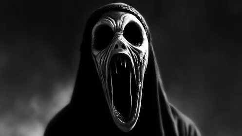 Shrieking voidwraith in a storm of shadowed whispers.