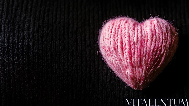 Pink Heart Knit: Love's Cozy Contradiction.