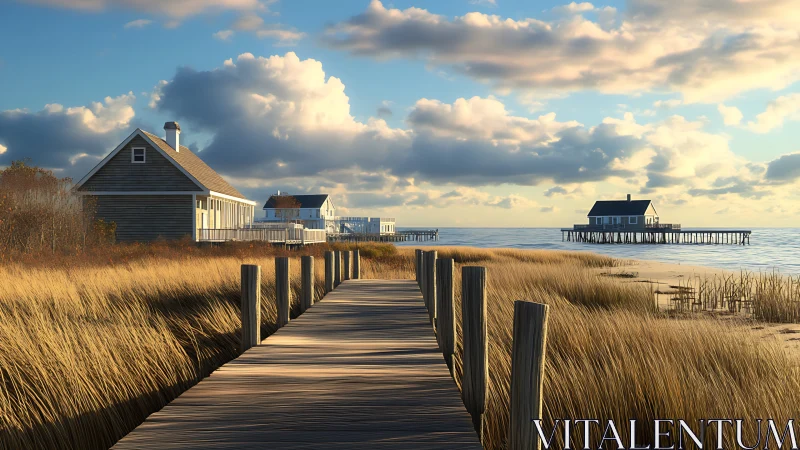 Coastal Charm Awaits Along the Boardwalk.