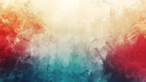 Soft horizon of blended colors in a dreamy painted haze.