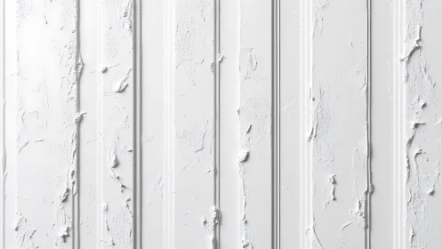 Softly weathered white wall panels invite quiet contemplation
