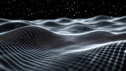 Parametric lattice waves under stellar particulate field.