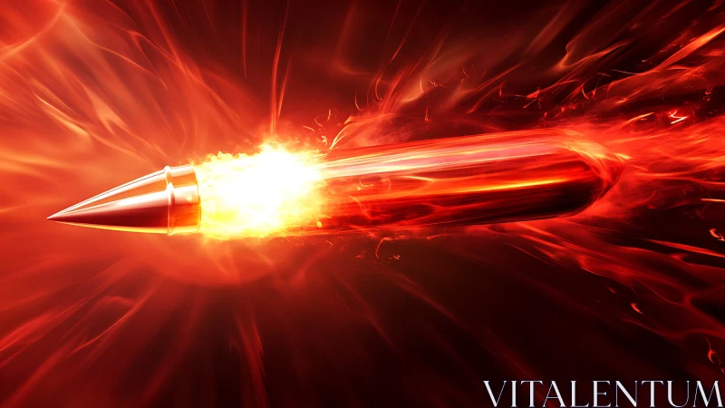 Blazing Bullet: A Fiery Journey Through Speed and Power.