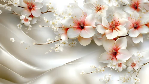 Three-Dimensional Botanical Composition with Hybrid Floral Architecture.