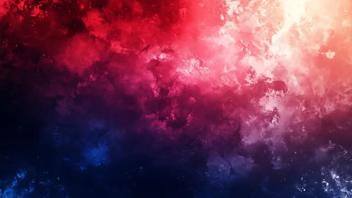 Red to blue abstract nebula style cloud color gradient.