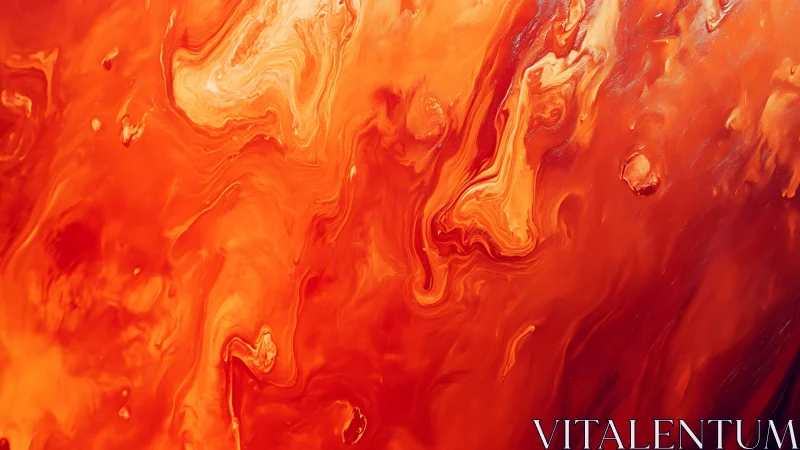 Molten Reverie: Where Fire Breathes in Liquid Waves.