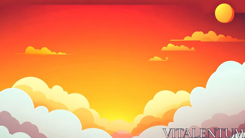 Sunrise orchestra paints candy clouds with molten gradients