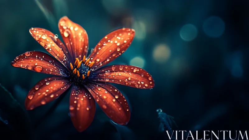 Jeweled Blossom Dancing in Twilight Glow