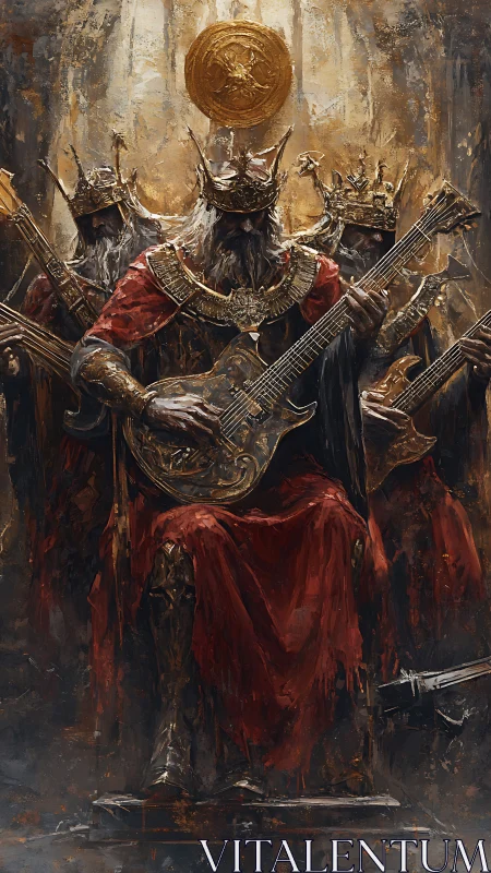 Regal rock kings sharing a fierce yet welcoming anthem.