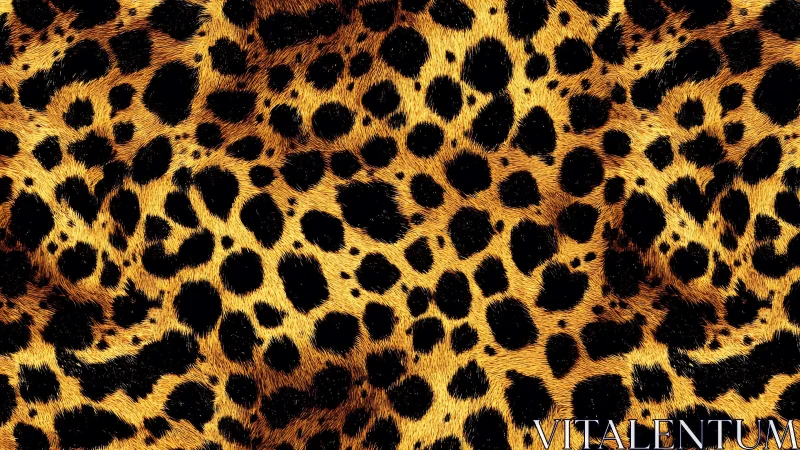 Leopard Spotted Pattern Texture Print.