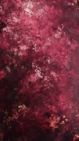 Crimson textured grunge background with mottled distressed pigment.