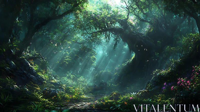 Luminous Cathedral of Verdant Dreams.