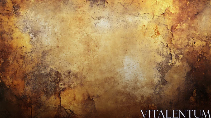 Weathered golden wall with cozy antique textures.