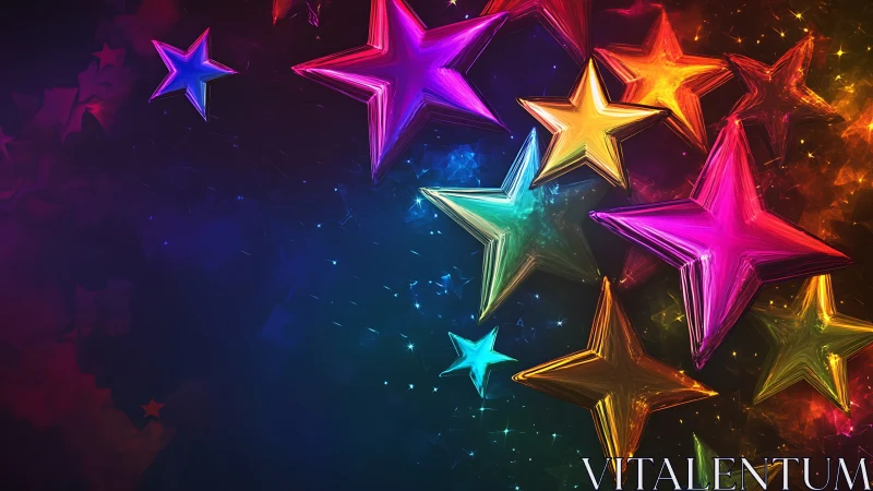 Chromatic refractive starfield with layered luminous geometry.