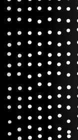 Regular white dot lattice over black gradient background plane