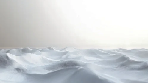 Soft white waves drift gently across a calm horizon