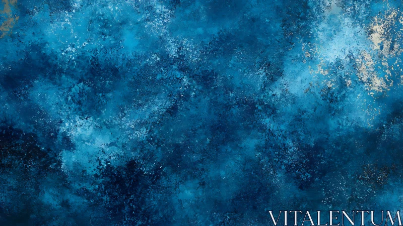 Deep cobalt abstract field with layered oceanic texture.